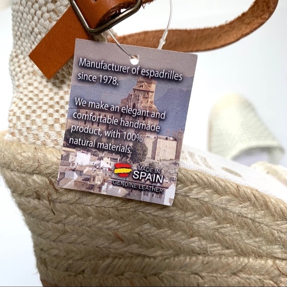 PICON Handmade Woven Wedge Espadrille Sandals - Picture 16 of 16